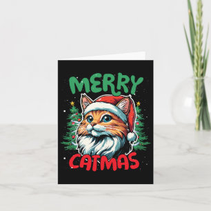Cartão Feliz Catmas Engraçado Pato de Natal