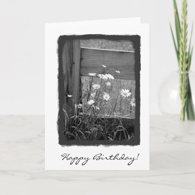 Cartão Feliz Cerca de Aniversário (Frente)