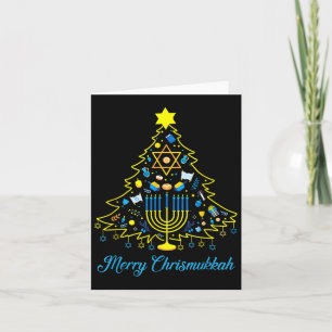 Cartão Feliz Chrismukkah Feliz Natal Hanukkah 2