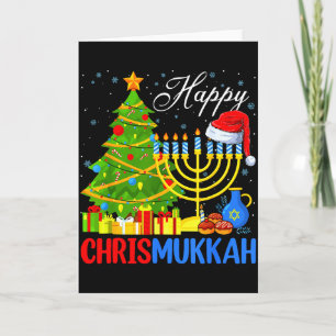 Cartão Feliz Christmukkah Divertido Hanukkah Natal Feliz