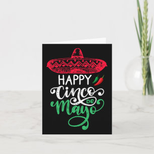 Cartão Feliz Cinco De Mayo Aniversário Para Mim 5 De Mayo