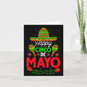 Cartão Feliz cinco de mayo festivo festa