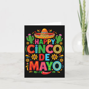 Cartão Feliz Cinco De Mayo Fiesta Partido Mexicano Homens