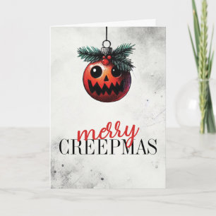 Cartão Feliz Creepmas