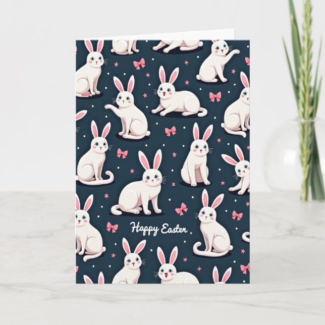 Cartão Feliz Criatura da Primavera (Frente)