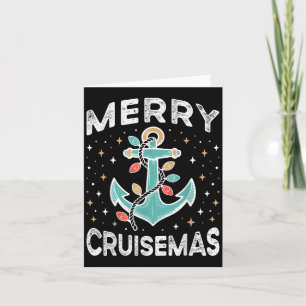 Cartão Feliz Cruisemas Cruzeiro de Natal Família X