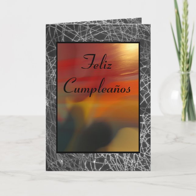 Cartão - Feliz Cumpleaños (Frente)