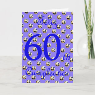 Cartão Feliz Cumpleaños Espanhol Aniversário com bola de