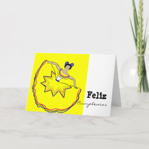 Cartão Feliz Cumpleaños - Que Cumplas Muchos Más