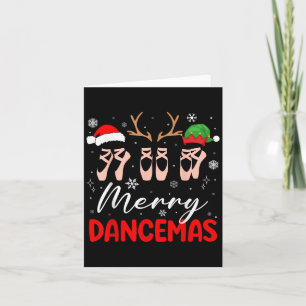 Cartão Feliz Dancemas Balé De Natal Ss Cujo Sss É Giro
