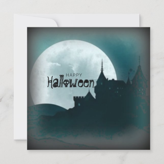 Cartão Feliz de Halloween (Frente)