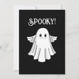 Cartão Feliz de Halloween Assustador