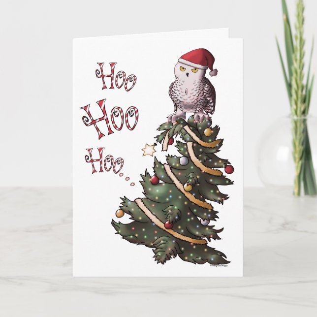 Cartão feliz de Hoolidays (Frente)