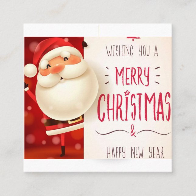 Cartão Feliz de Natal (Frente)