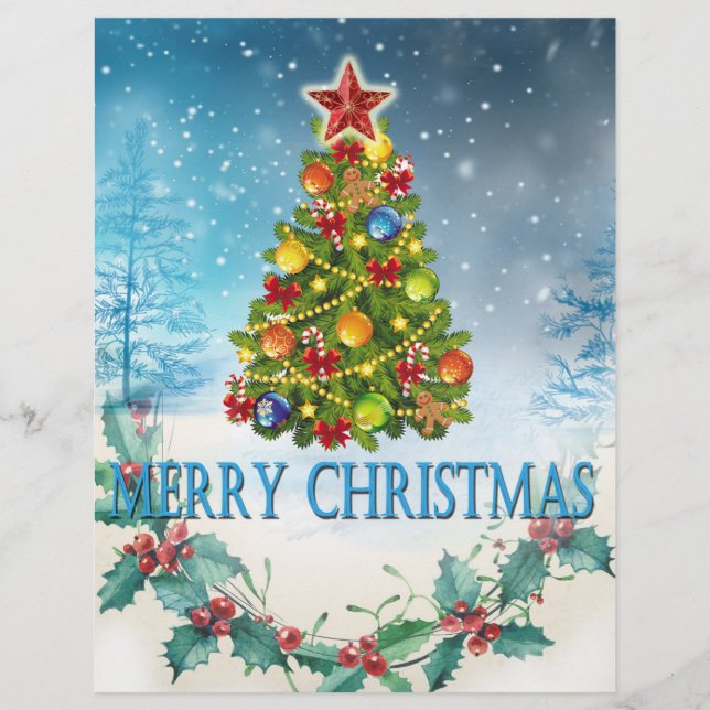 Cartão Feliz de Natal (Frente)