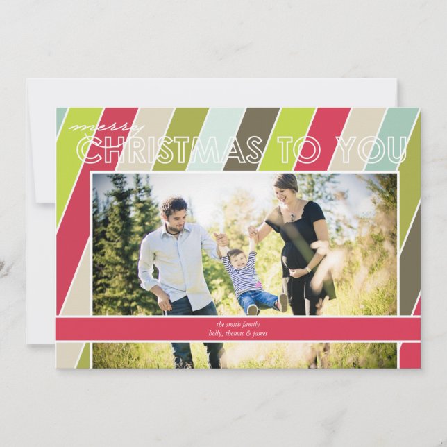 Cartão Feliz de Natal (Frente)