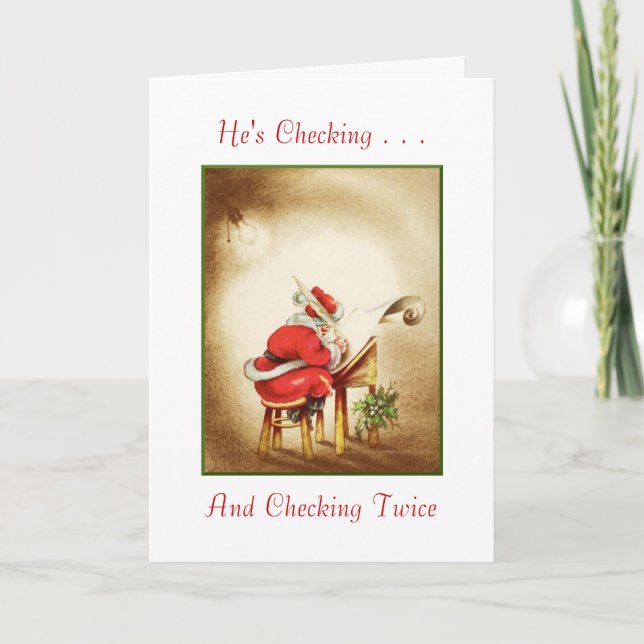 Cartão Feliz de Natal (Frente)