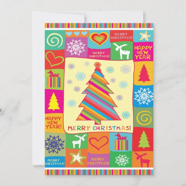 Cartão Feliz de Natal (Frente)