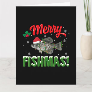 Cartão Feliz de Natal Fishmas