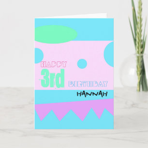 Cartão feliz de Personalizable do aniversário de