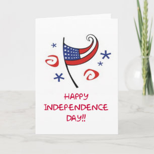 Cartão Feliz Dia da Independência
