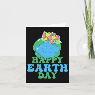 Cartão Feliz Dia da Terra Camisa Homens do Dia da Terra B