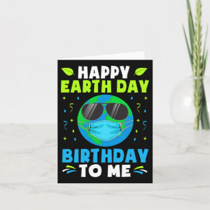 Cartão Feliz Dia da Terra, Camisas de Aniversário, Nascer