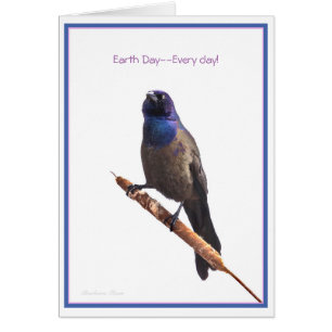 Cartão Feliz Dia da Terra: o Vamos o mantém bonito.