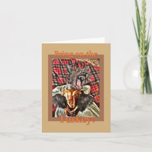 Cartão Feliz Dia da Turquia