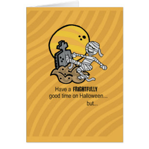 Cartão Feliz Dia das Bruxas da Mãe