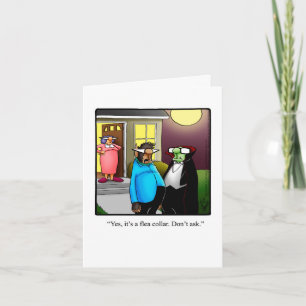 Cartão Feliz Dia das Bruxas Engraçado