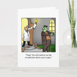 Cartão Feliz Dia das Bruxas Engraçado