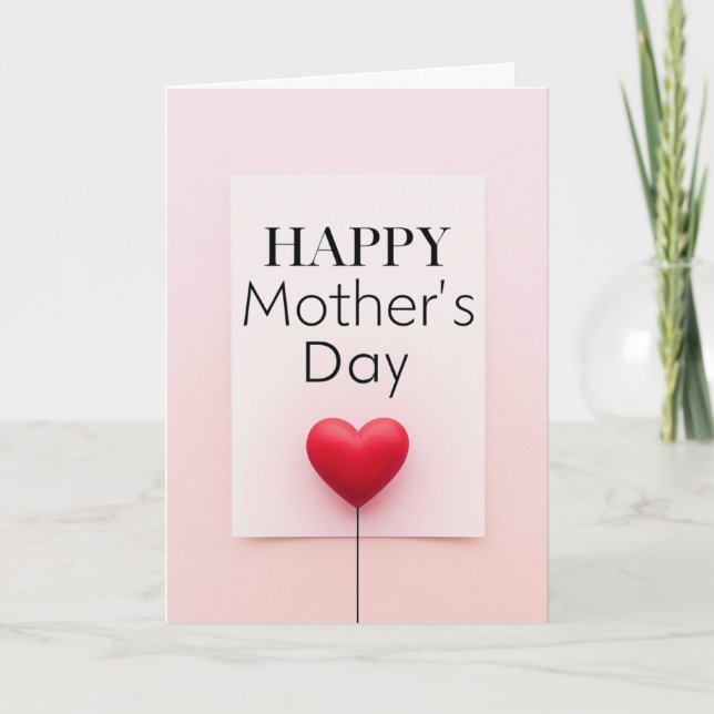 Cartão Feliz Dia das Mães (Frente)