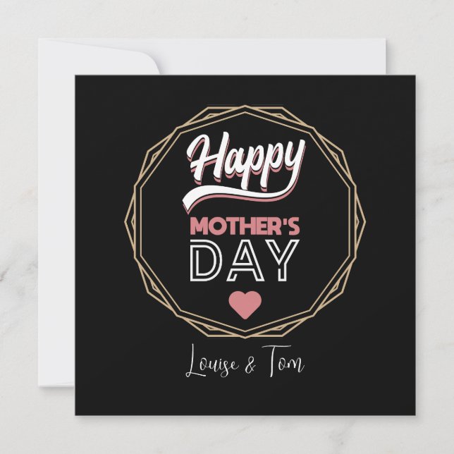 Cartão Feliz dia das mães (Frente)