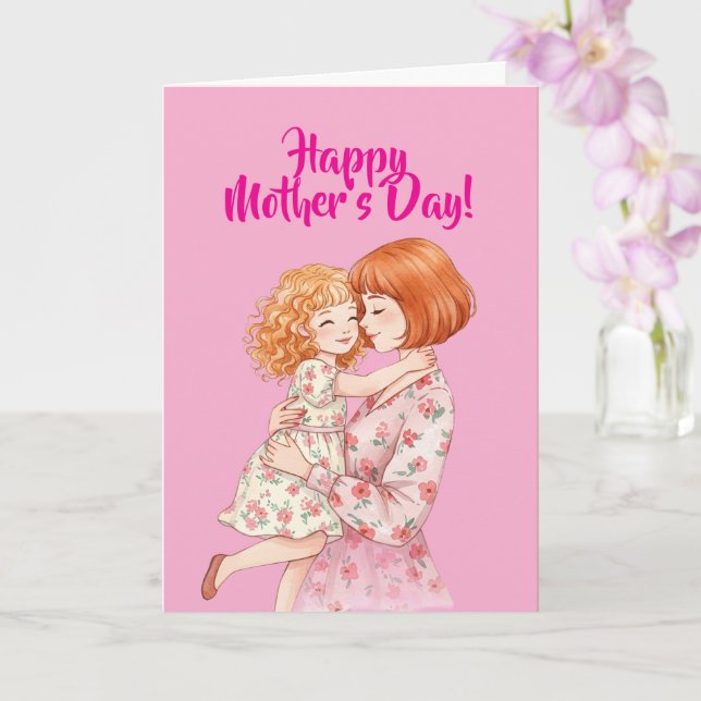 Cartão Feliz Dia das Mães (Orquídea)
