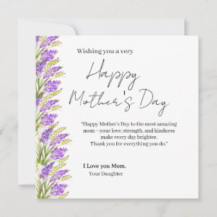 Cartão Feliz Dia das Mães