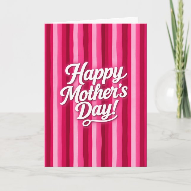 Cartão Feliz Dia das Mães (Frente)