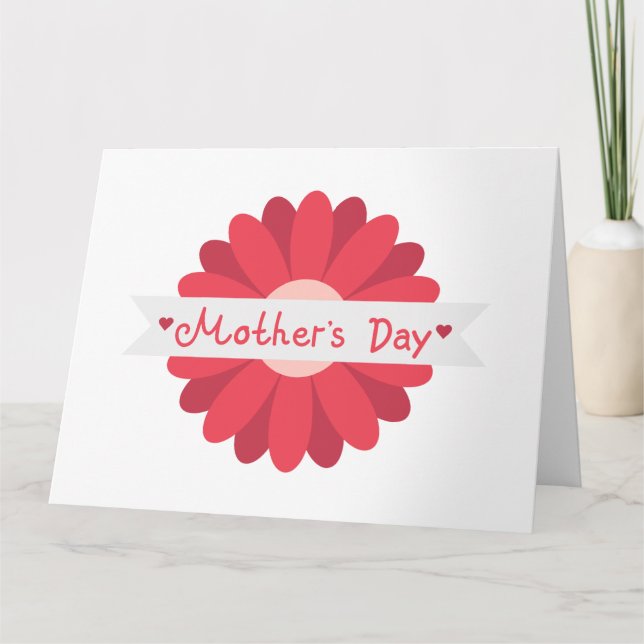 Cartão Feliz Dia das Mães (Frente)