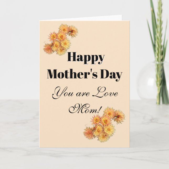 Cartão Feliz Dia das Mães (Frente)