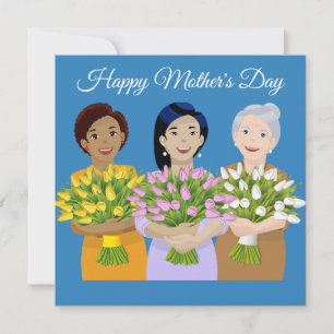 Cartão Feliz Dia das Mães