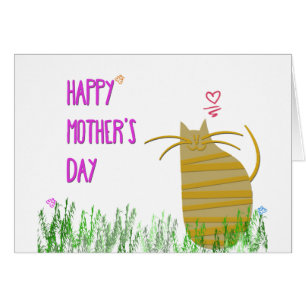 Cartão Feliz Dia das Mães   Do Gato