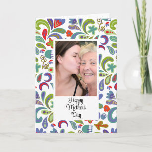 Cartão Feliz Dia das Mães Foto Personalizada