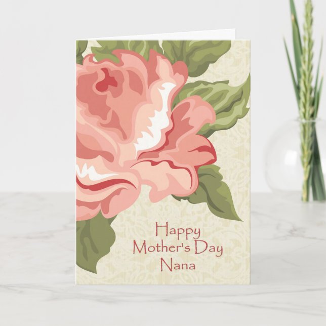 CARTÃO FELIZ DIA DAS MÃES NANA ROSE (Frente)
