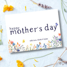 Feliz Dia das Mães Wildflower Floral