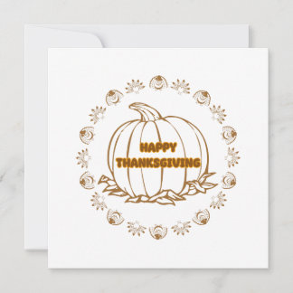 Cartão feliz dia de Ação de Graças