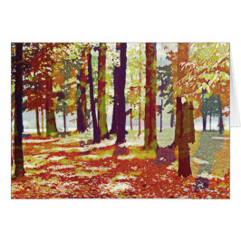 Cartão Feliz Dia de Ação de Graças em queda