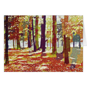 Cartão Feliz Dia de Ação de Graças em queda