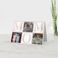 Feliz dia de as mães de Colagem de Fotos MOM Flora