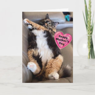 Cartão Feliz Dia de as mães de Feliz Furto Engraçado
