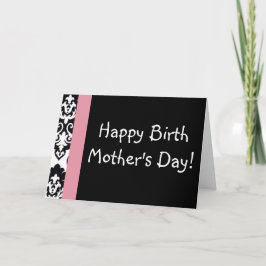 Cartão Feliz Dia de as mães de Nascimento!